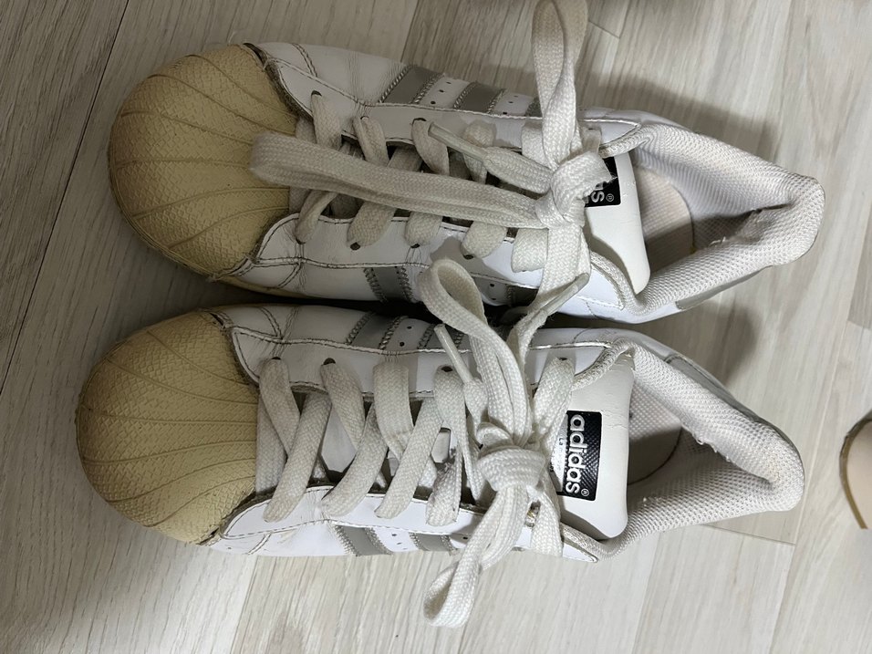 Beyaz Adidas Süperstar Kadın Spor Ayakkabı - Görsel 2