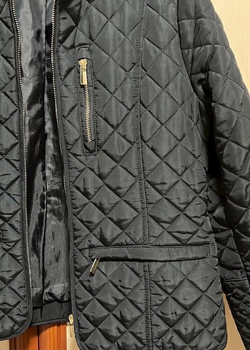 Koton Kapitone Siyah Kadın Ceket - Görsel 3