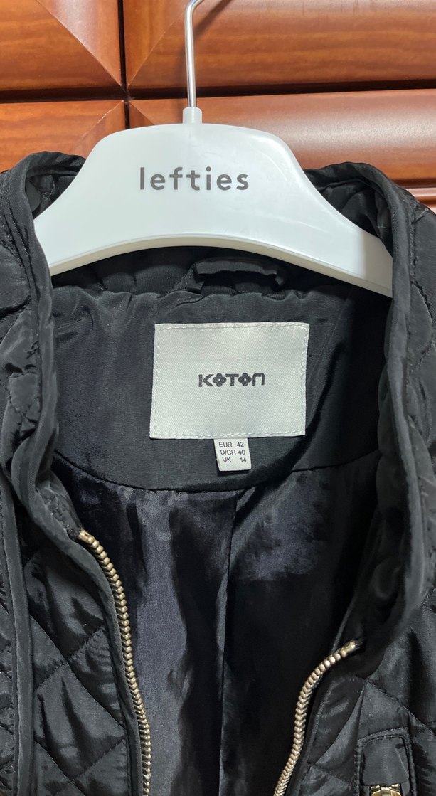 Koton Kapitone Siyah Kadın Ceket - Görsel 2