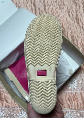 Igor Kız Çocuk Pembe Kauçuk Çizme Velcro - Görsel 3