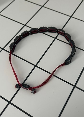 Gri Erkek Punk Tarzı Juju bileklik - Görsel 2