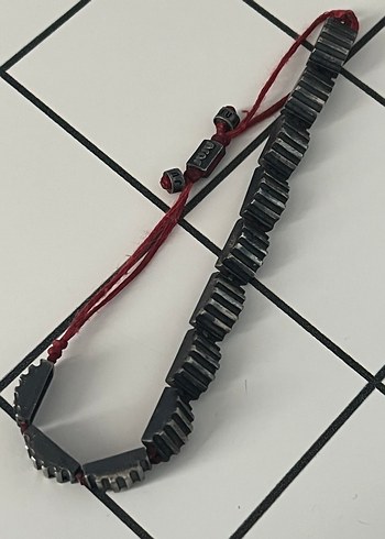 Gri Erkek Punk Tarzı Juju bileklik - Görsel 4