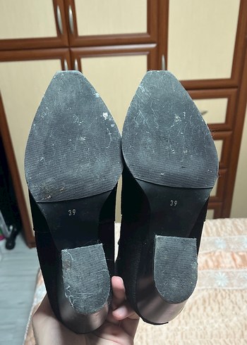 Siyah Süet Kovboy Bot - Görsel 4