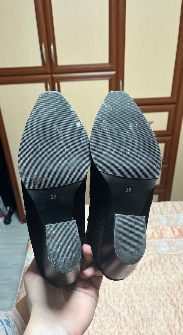 Siyah Süet Kovboy Bot - Görsel 4