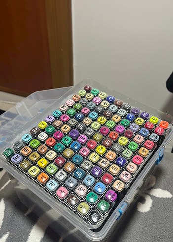 Çift Uçlu Grafik Çizim Markör Seti 120 Renk - Görsel 3