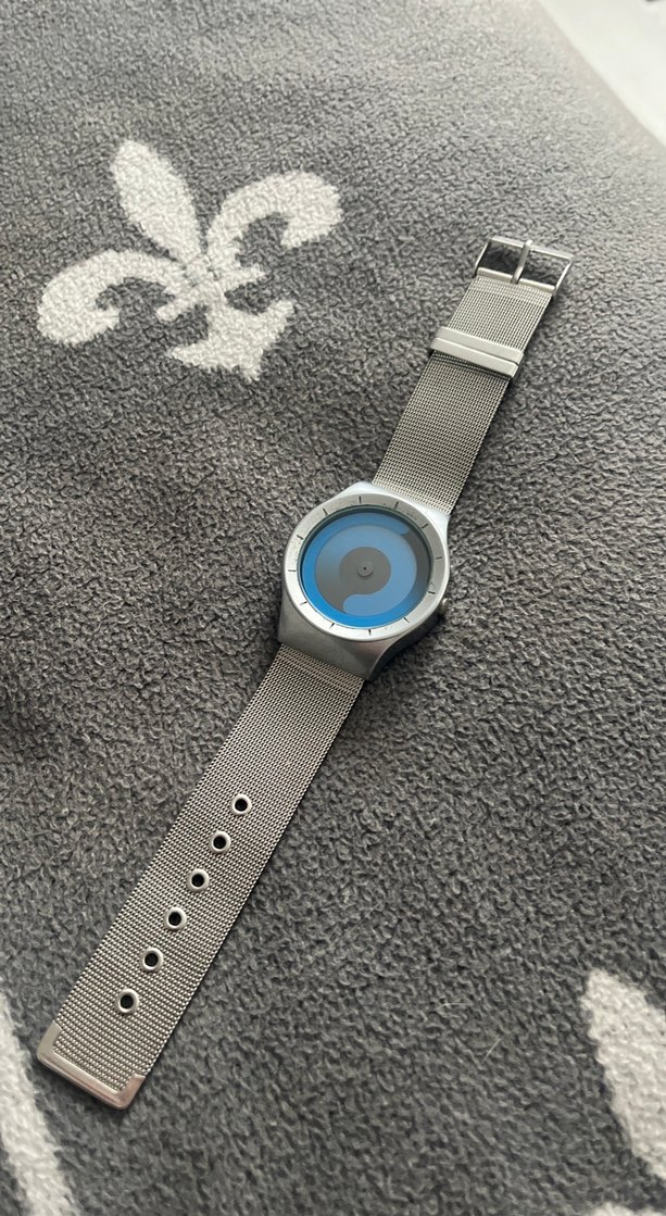 Minimalist Mavi Gri Erkek Kol Saati - Görsel 2