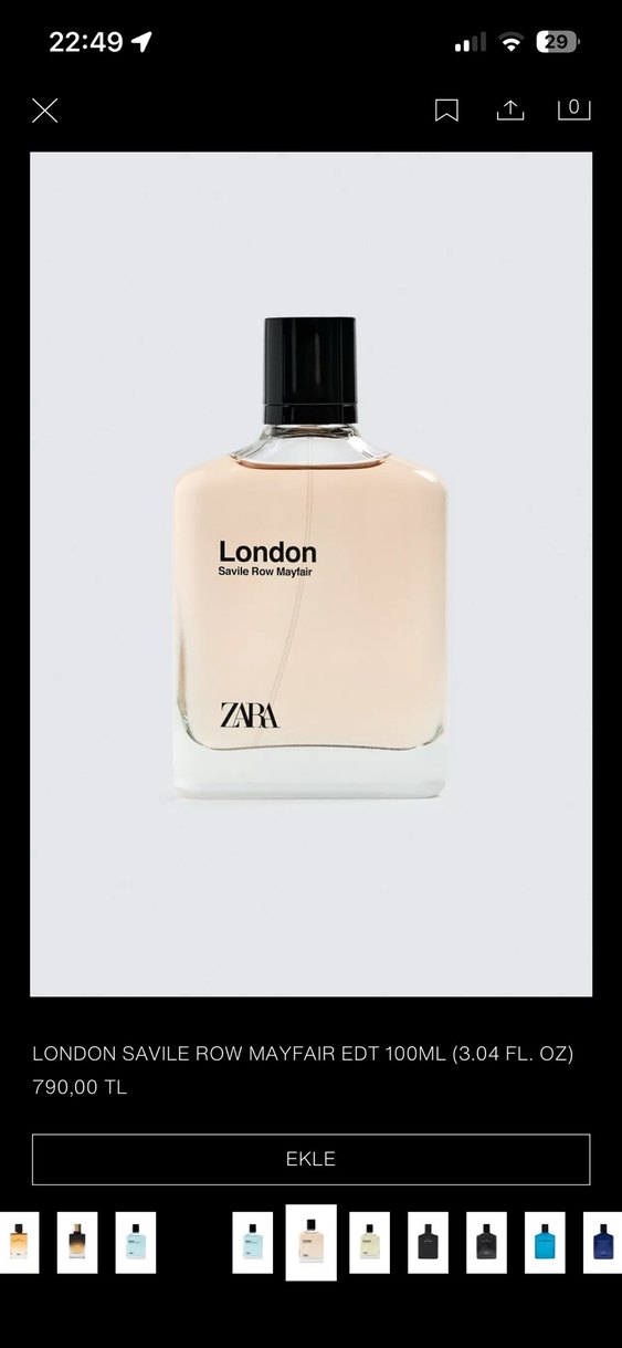 Zara London Erkek Parfümü - Görsel 3
