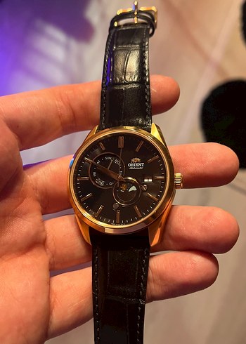 Orient Rose Gold Sun/Moon Automatic saat - Görsel 2