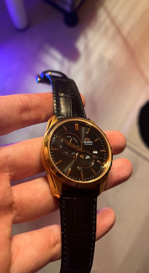 Orient Rose Gold Sun/Moon Automatic saat - Görsel 4