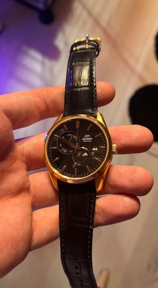 Orient Rose Gold Sun/Moon Automatic saat - Görsel 2