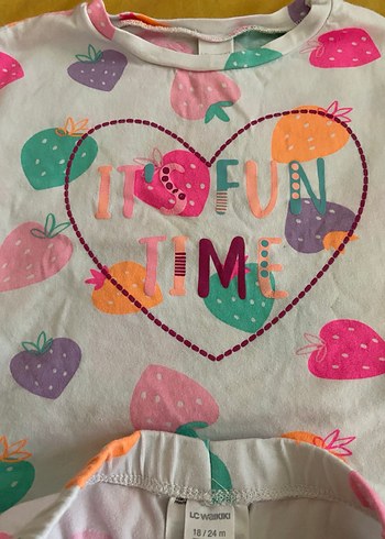 Bebek Kız Baskılı Kısa Kollu takım - Görsel 8