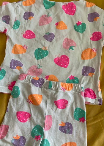 Bebek Kız Baskılı Kısa Kollu takım - Görsel 6