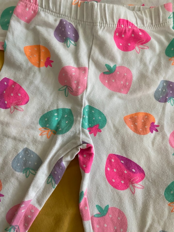 Bebek Kız Baskılı Kısa Kollu takım - Görsel 5