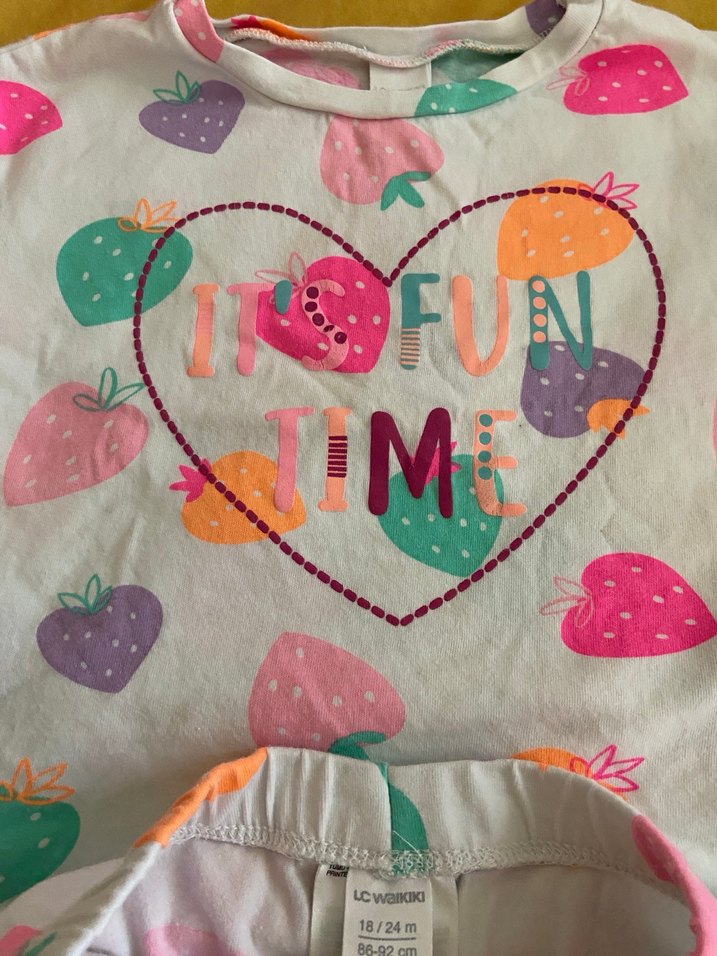 Bebek Kız Baskılı Kısa Kollu takım - Görsel 4