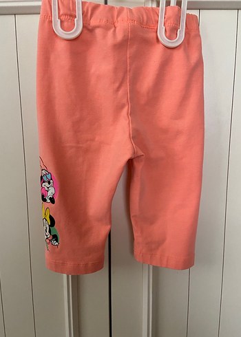 Kız Çocuk Pembe Baskılı Tayt - Görsel 6