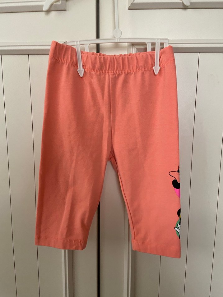 Kız Çocuk Pembe Baskılı Tayt - Görsel 3