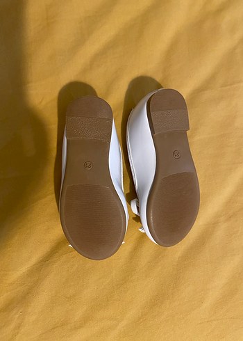 Kız Çocuk Beyaz Fiyonklu Babet - Görsel 17