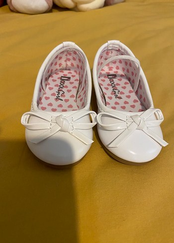 Kız Çocuk Beyaz Fiyonklu Babet - Görsel 10