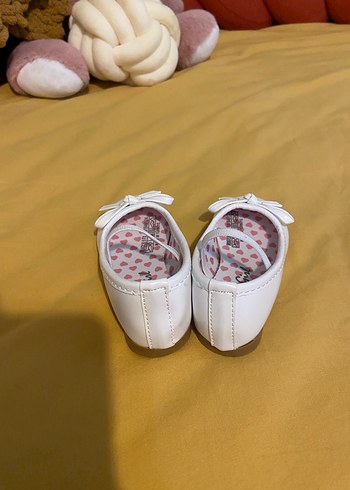 Kız Çocuk Beyaz Fiyonklu Babet - Görsel 9