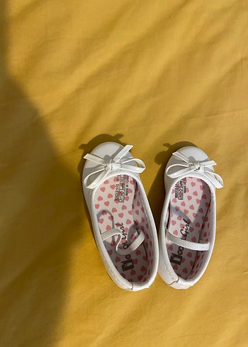 Kız Çocuk Beyaz Fiyonklu Babet - Görsel 16