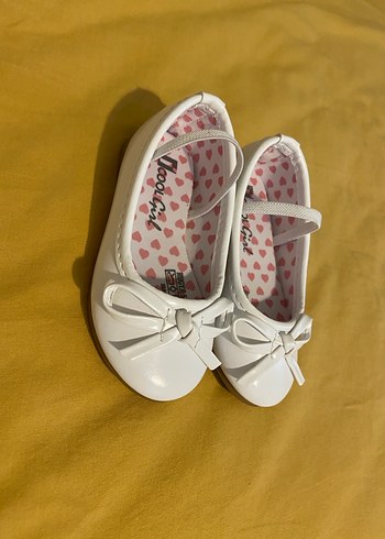 Kız Çocuk Beyaz Fiyonklu Babet - Görsel 2