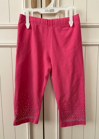 Pembe Payetli Kız Tayt - Görsel 2