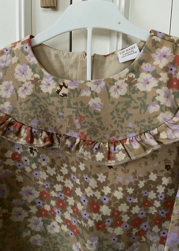 Kız Çocuk Bohem Çiçekli Uzun Kollu Elbise - Görsel 11