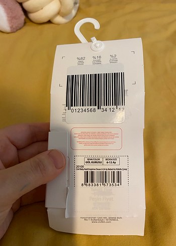 Kız Çocuk Mor Baskılı Çorap - Görsel 3