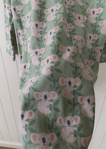 Uzun Kollu, Düğmeli Bebek Kız Body - Görsel 8