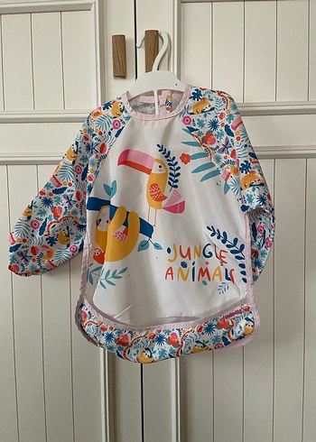 Bebek Baskılı Pastel Renkli Önlük - Görsel 9