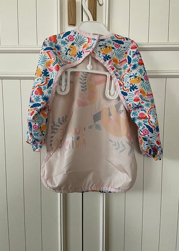 Bebek Baskılı Pastel Renkli Önlük - Görsel 4