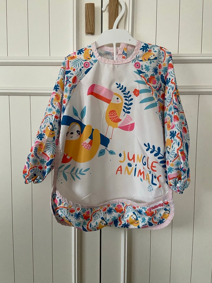 Bebek Baskılı Pastel Renkli Önlük - Görsel 2