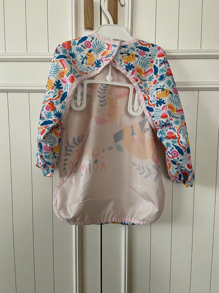 Bebek Baskılı Pastel Renkli Önlük - Görsel 4