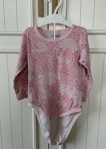 Pembe Uzun Kollu Bebek Body - Görsel 8