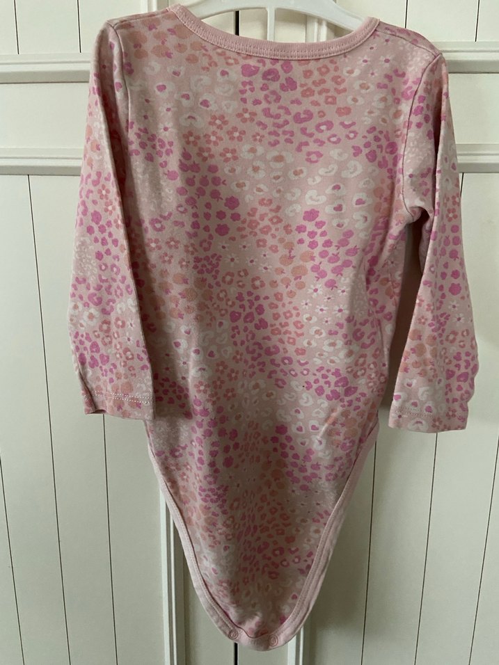 Pembe Uzun Kollu Bebek Body - Görsel 3