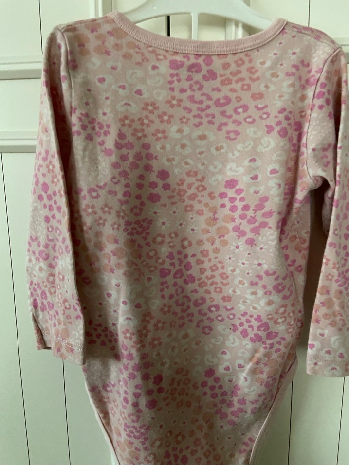 Pembe Uzun Kollu Bebek Body - Görsel 4