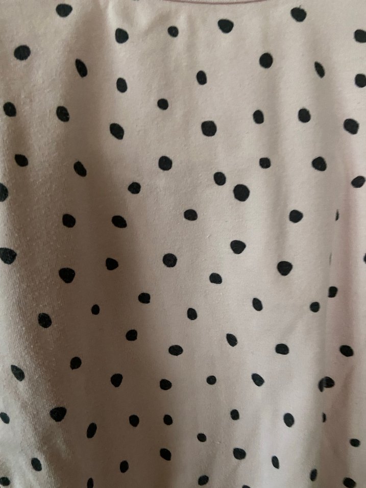 Puantiyeli Pembe Uzun Kollu Bebek Body - Görsel 3