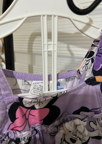 Kız Çocuk Mor Fırfırlı Askılı tulum - Görsel 4