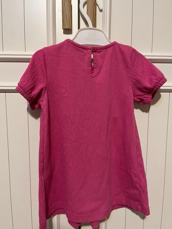 Pembe Kız Çocuk likralı  Elbise - Görsel 5