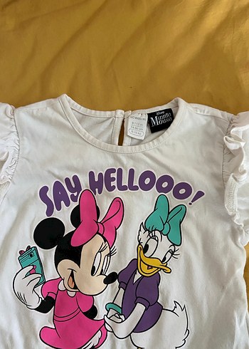 Kız Çocuk Beyaz Uzun Kollu Tişört - Görsel 8