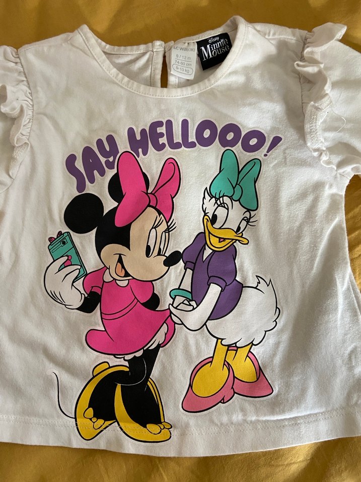 Kız Çocuk Beyaz Uzun Kollu Tişört - Görsel 5