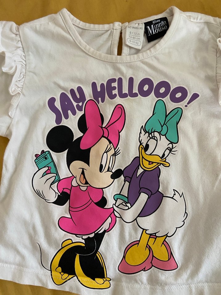 Kız Çocuk Beyaz Uzun Kollu Tişört - Görsel 3