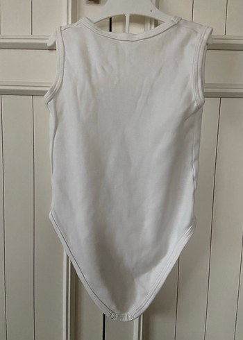 Beyaz Baskılı Askısız Bebek Body - Görsel 3