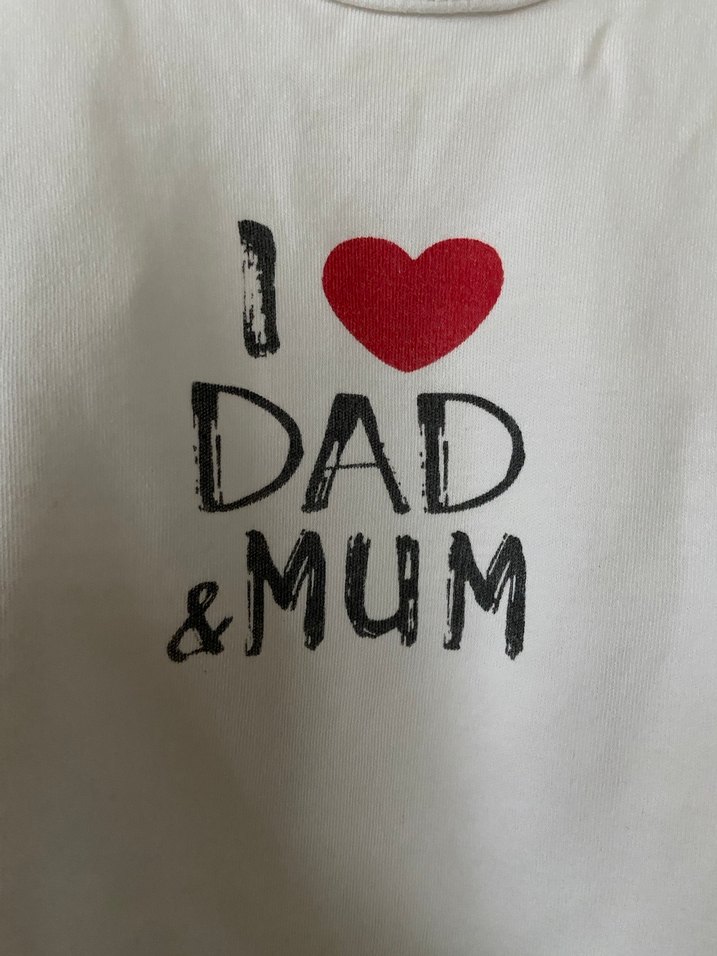 Beyaz Baskılı Askısız Bebek Body - Görsel 2