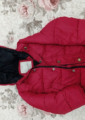 Bordo Kapüşonlu Erkek Çocuk Mont - Görsel 4