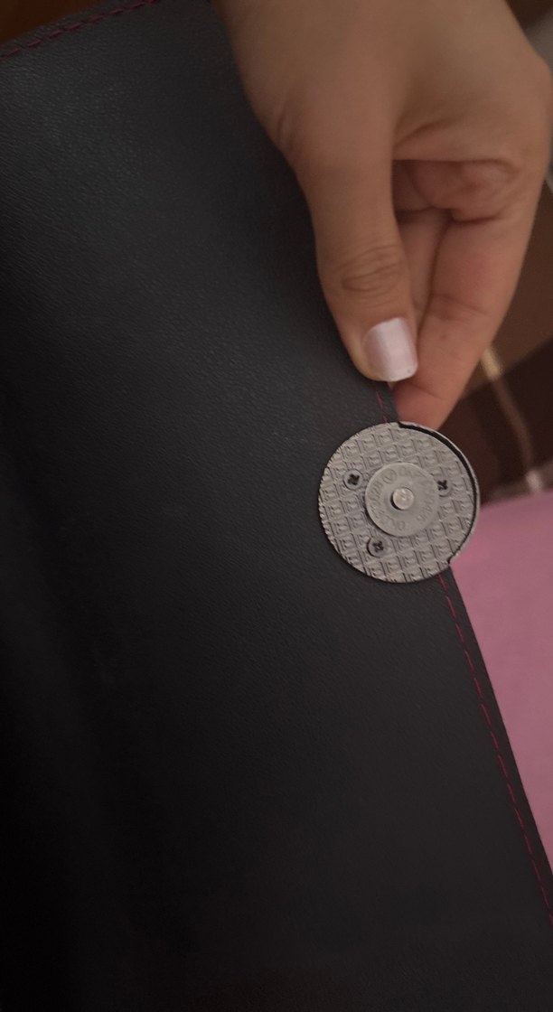 Kırmızı süet çanta - Görsel 4