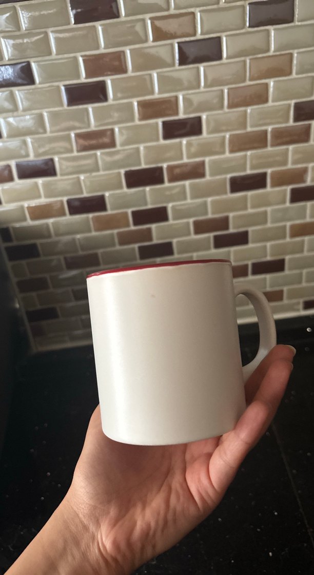 Pastel Yeşil Çam Ağacı Desenli Kupa - Görsel 4