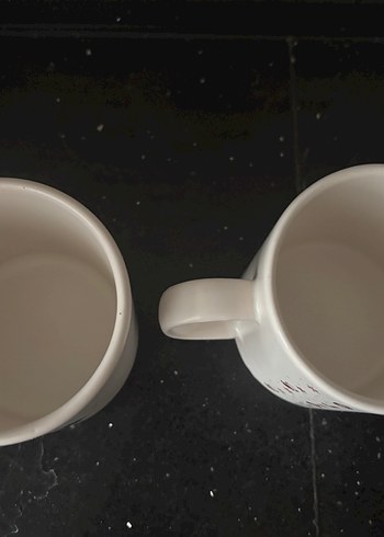 Beyaz Yılbaşı Temalı Renkli Kupa Seti ikidi kurşun asker desenli - Görsel 2