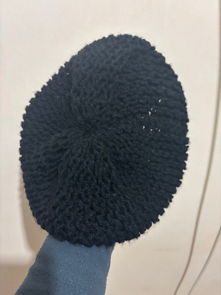 Siyah Kadın Örgü Bere - Görsel 2