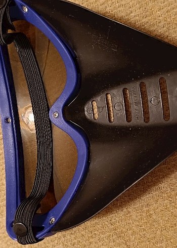 Mavi Kayak Gözlüğü ve Yüz Maskesi - Görsel 2